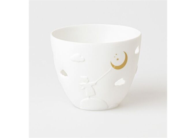 Räder Mini Poesielicht Engel und Mond D.8cm,H.6,5cm