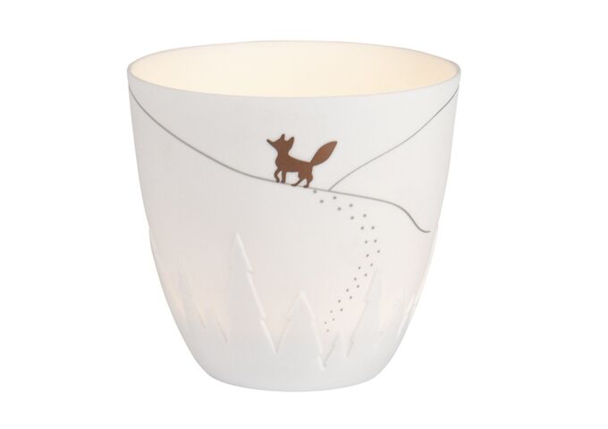 Räder Poesielicht Fuchs gold 9cm