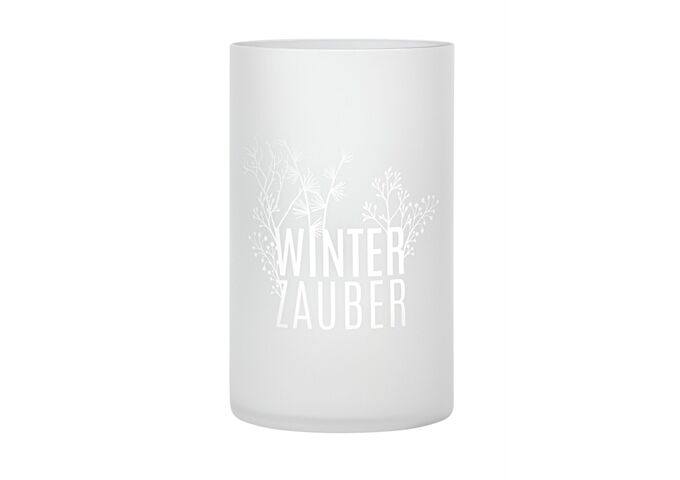 Räder Winterzauber Windlicht D.15cm, H.25cm