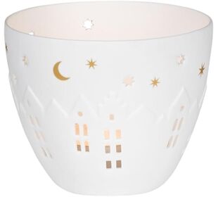 Räder Mini Poesielicht Häuser D 8cm H 6,5cm