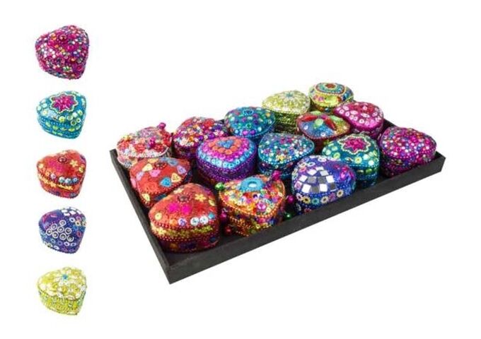 bb Klostermann Schmuckbox Oriental Style Herz, Sortiert