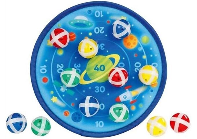 Goki Klett-Dartscheibe Weltall