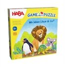 Haba Games meets Puzzle - Wo leben Löwe & Co. ?