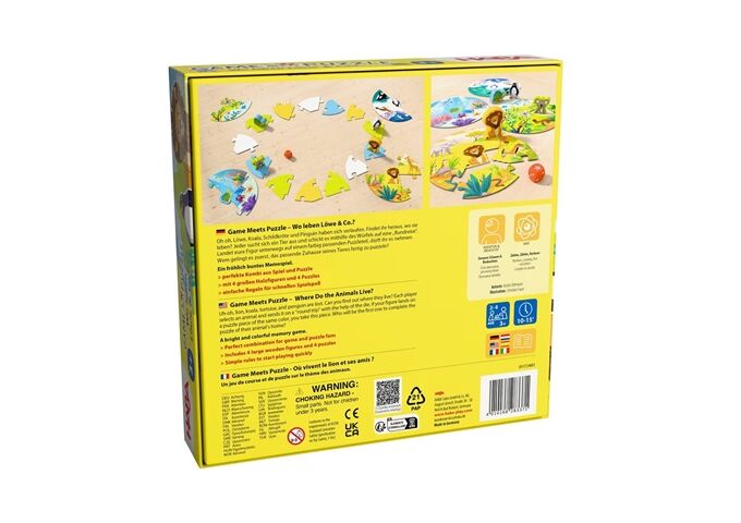 Haba Games meets Puzzle - Wo leben Löwe & Co. ?