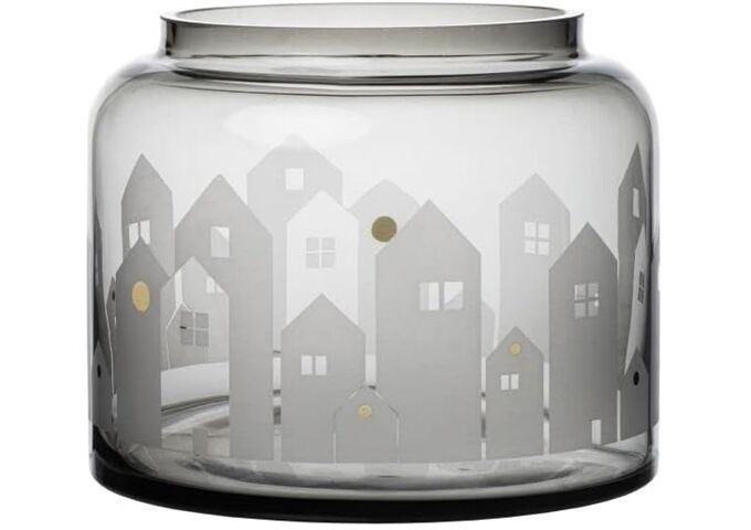 Räder Wintervase Häuser 19cmx15,5cm