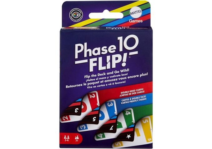 Mattel Games Phase 10 Flip