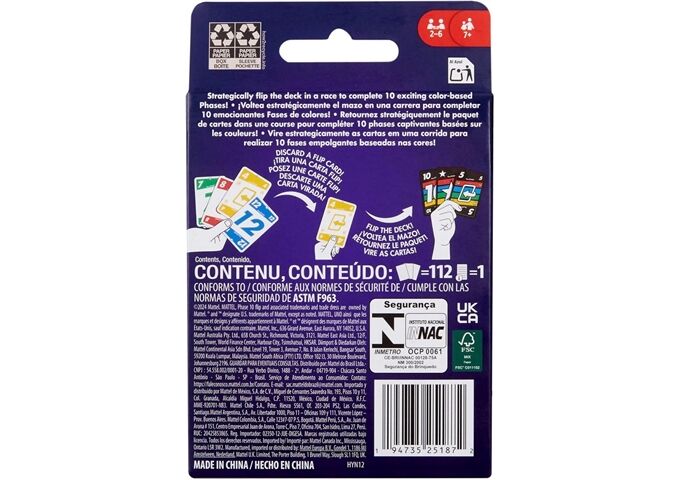 Mattel Games Phase 10 Flip