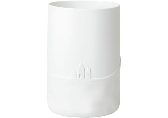 Räder Schneetag Vase Hundeschlitten D.14,5cm, H.21,8cm