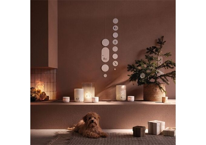 Räder Schneetag Vase Hundeschlitten D.14,5cm, H.21,8cm