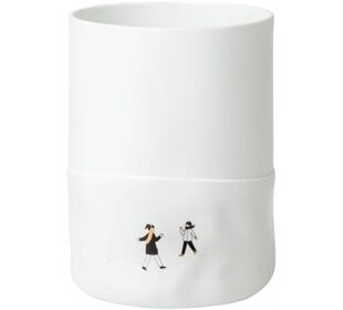 Räder Schneetag Vase Schnee ballschlachtD.13cm, H.16,5cm