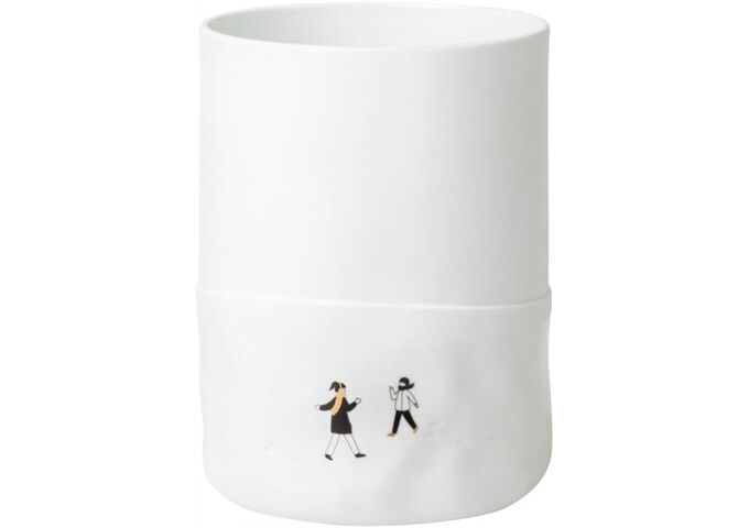Räder Schneetag Vase Schnee ballschlachtD.13cm, H.16,5cm