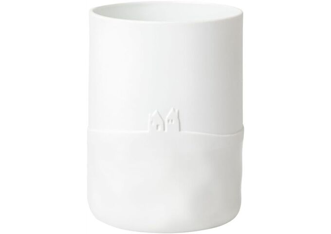 Räder Schneetag Vase Schnee ballschlachtD.13cm, H.16,5cm
