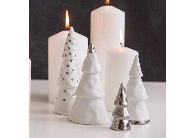 Räder WINTERZEIT Weihnachtswald Set 4 Stk. silber