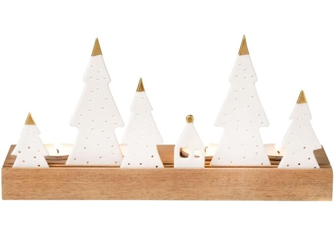 Räder LIVING Lichtobjekt Tannen 25x7x13cm