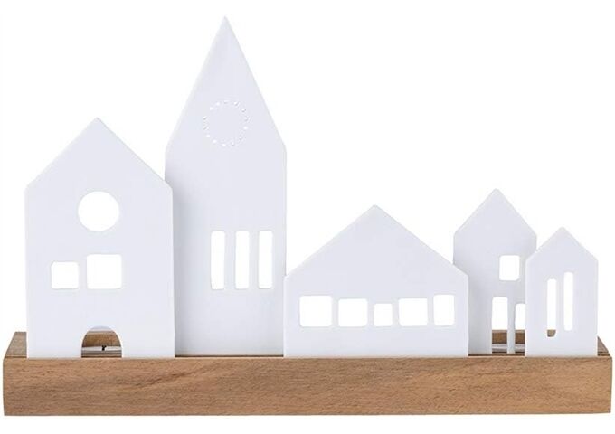 Räder LIVING Xmas Lichtobjekt Stadt 25x7x16,5cm