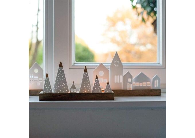 Räder LIVING Xmas Lichtobjekt Stadt 25x7x16,5cm