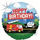 Karaloon Folienballon Rettungsdienst Happy Birthday , 46cm