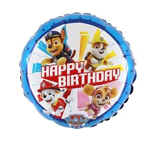 Karaloon Folienballon Paw Patrol Happy Birthday