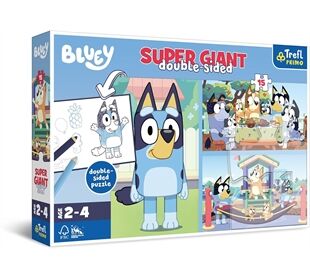 TREFL Bluey GIANT Puzzle 15T Malvorlage