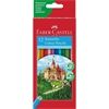 FABER CASTELL Farbstiftetui Castle 12ST sortiert