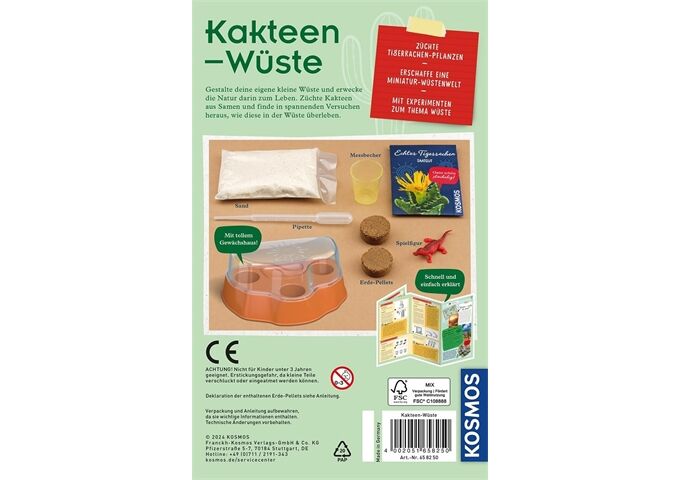 Kosmos Experimentierkasten Kakteen-Wüste
