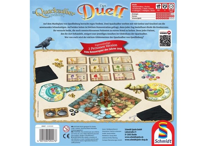 Schmidt Spiele Quacksalber von Quedlinburg Das Due