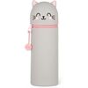 Legami KAWAII 2-IN-1 SOFT SILICONE PENCIL CASE - KITTY