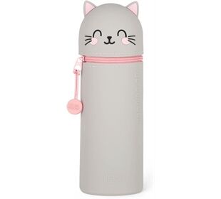 Legami KAWAII 2-IN-1 SOFT SILICONE PENCIL CASE - KITTY