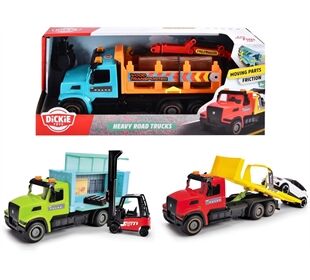 Dickie Heavy Road Trucks, 3-sort.
