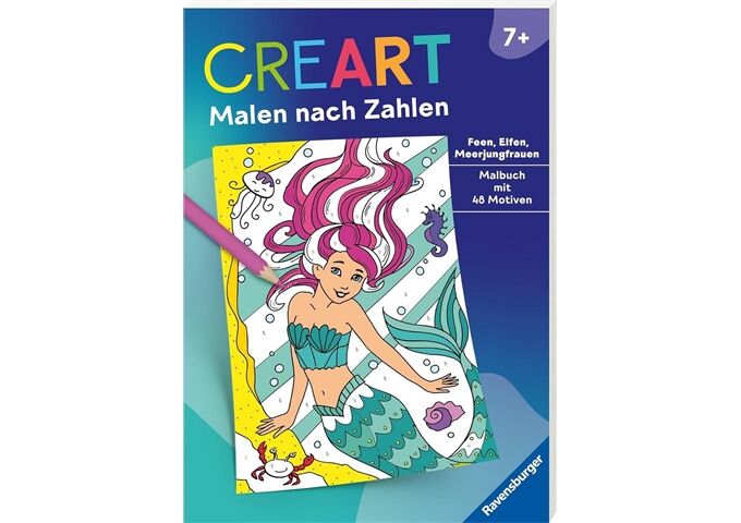 Ravensburger Creart Malen Nach Zahlen Ab 7 Feen,Elf