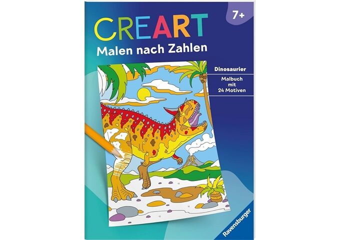 Ravensburger Creart Malen Nach Zahlen Ab 7 Dinosauri