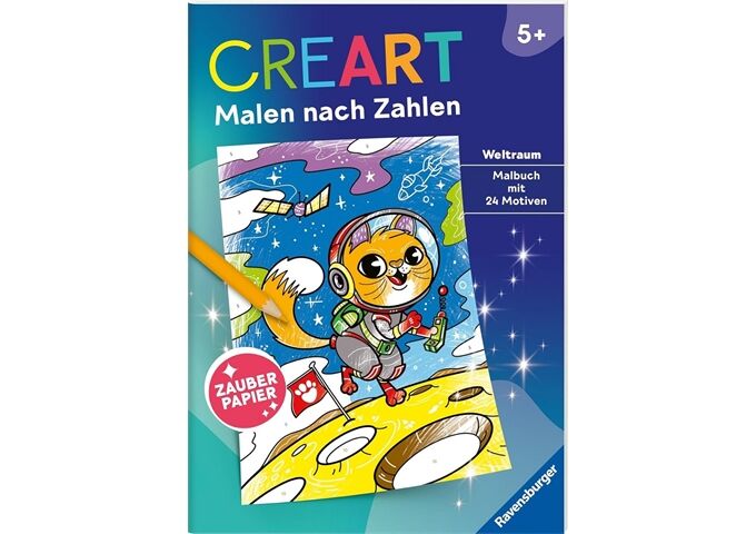Ravensburger Creart Malen Nach Zahlen Ab 5, Zauberpap