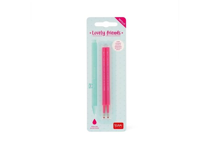 Legami REFILL Gel Pen - PINK - 2 Stück