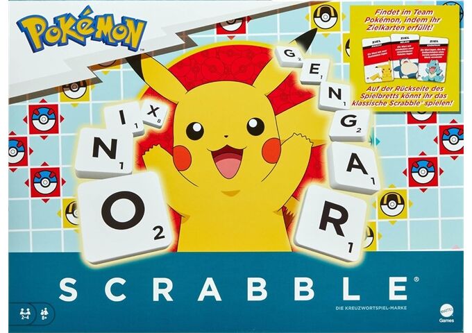 Mattel Scrabble Pokemon (D)