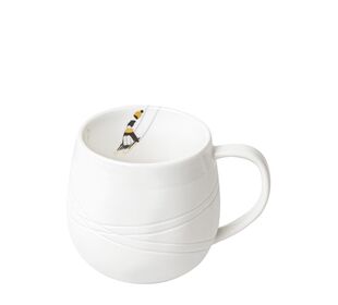 Räder Schneetag Tasse Goldkufen D.7,5cm,H.8cm