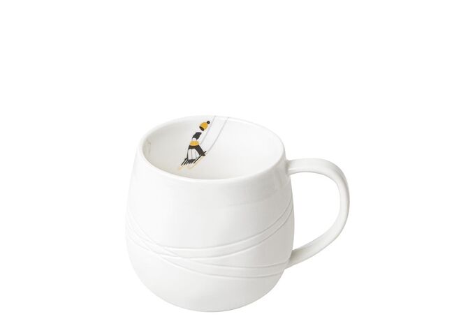 Räder Schneetag Tasse Goldkufen D.7,5cm,H.8cm