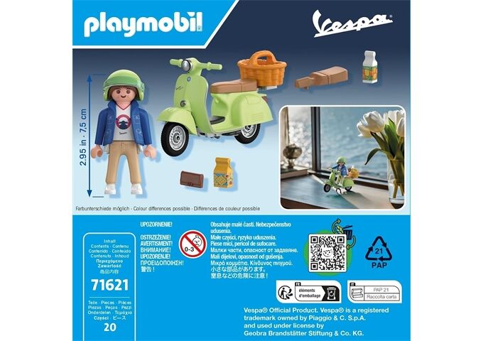 Playmobil 1969 Vespa 150 Sprint Veloce, Hellg