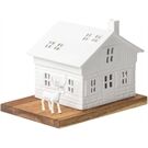  Lichthaus Skihütte 18x12x13cm