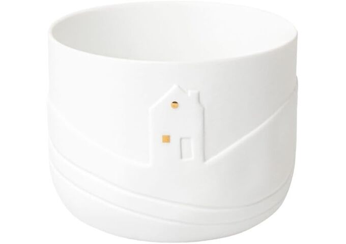 Räder Schneetag Teelicht SchlittenspurenH.7cm, D.9cm