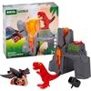 Ravensburger Brio Dinosaurier Vulkan Ausbruchsfunk.