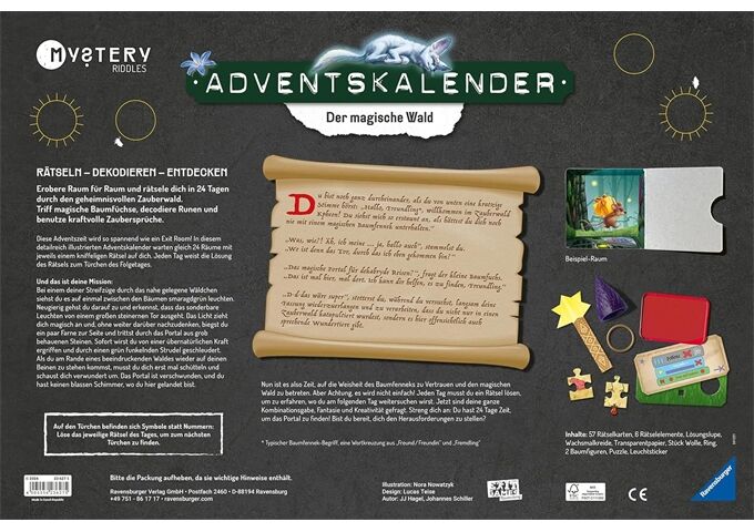 Ravensburger Mystery Adventskalender - MagsicherWald