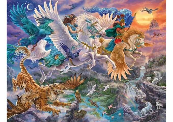 Ravensburger Pz.Auf Dem Pegasus Durch Die Lüfte2000