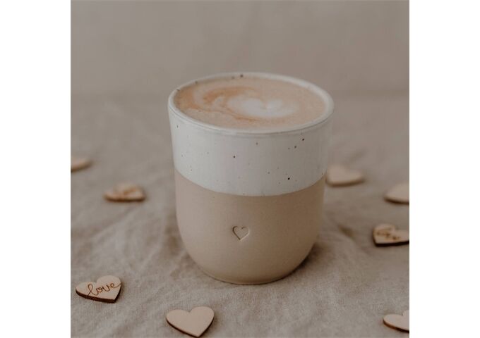 Eulenschnitt Becher Herz