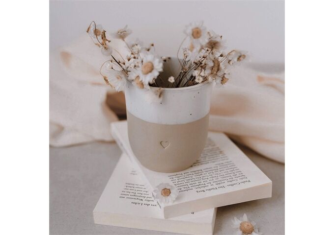 Eulenschnitt Becher Herz