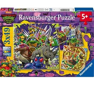 Ravensburger Pz.Ninja Turtles 3 X 49 Teile