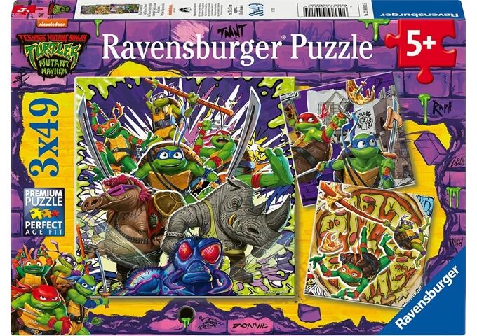 Ravensburger Pz.Ninja Turtles 3 X 49 Teile