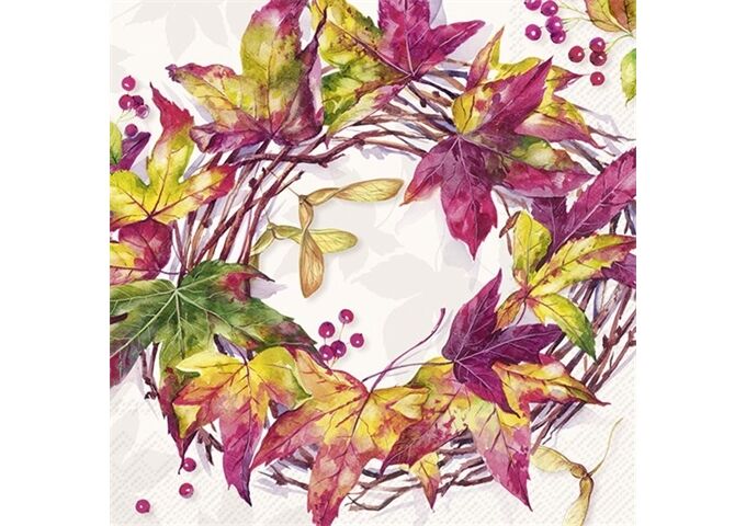 ihr Ideal Home Range FOREST WREATH cream Cocktail-Servietten