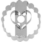 RBV BIRKMANN Ausstechform, Linzer Herz, Edelstahl, 5 cm (mit B