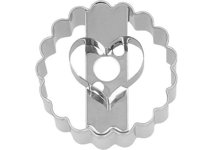 RBV BIRKMANN Ausstechform, Linzer Herz, Edelstahl, 5 cm (mit B
