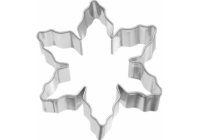RBV BIRKMANN Ausstechform Schneeflocke, Edelstahl, 6 cm